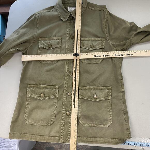 Current Elliott Commander Jacket Women Size 3 Large Army Green Military Gorpcore - Picture 9 of 14